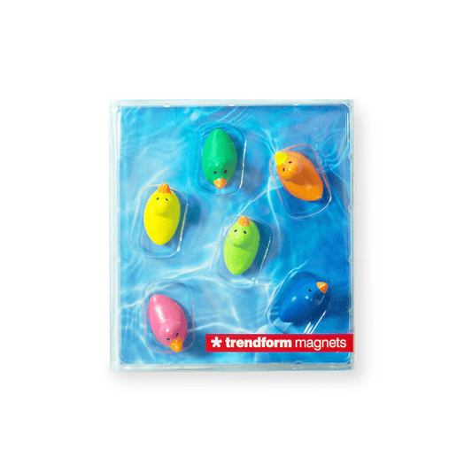 Trendform bunte Entenmagnete - 6 Stück