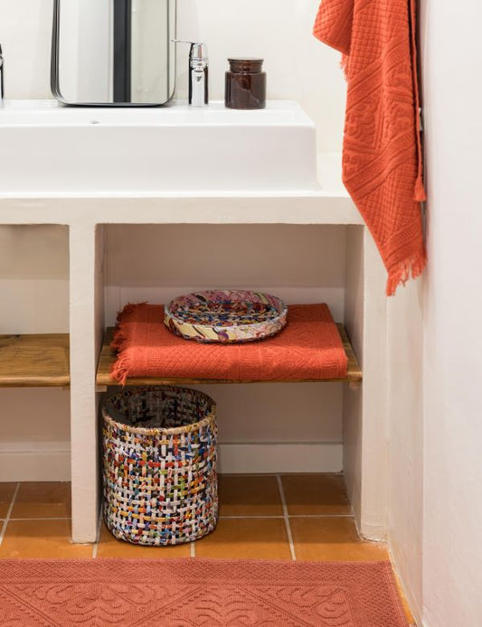 Handtuch Zoé - Ziegelrot Handtuch