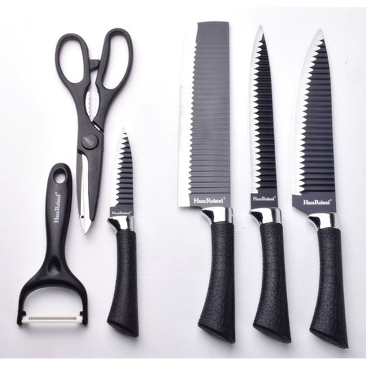 Küchenset - 4 Messer, Schere, Schäler