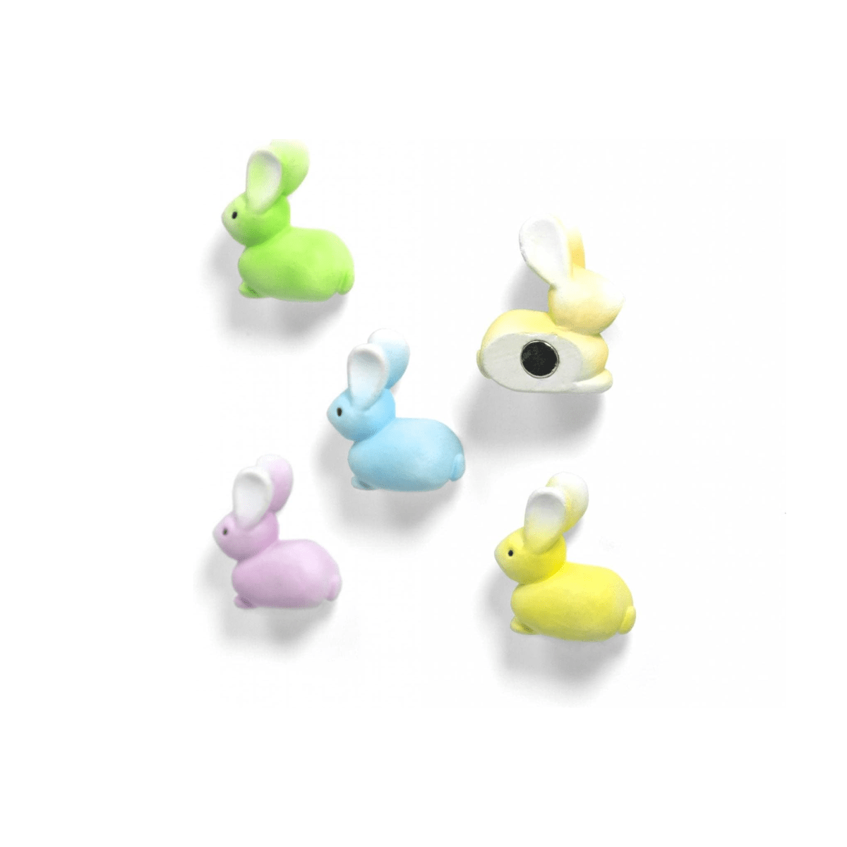 Trendform bunte Hasenmagnete - 5 Stück