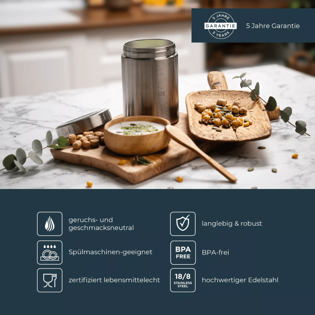 ECO Brotbox Isolierbehälter 0,5L - BO+