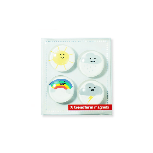 Trendform Smiley Magnete - 4 Stück