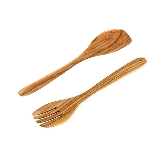 Fackelmann Olivenholz Salatbesteck