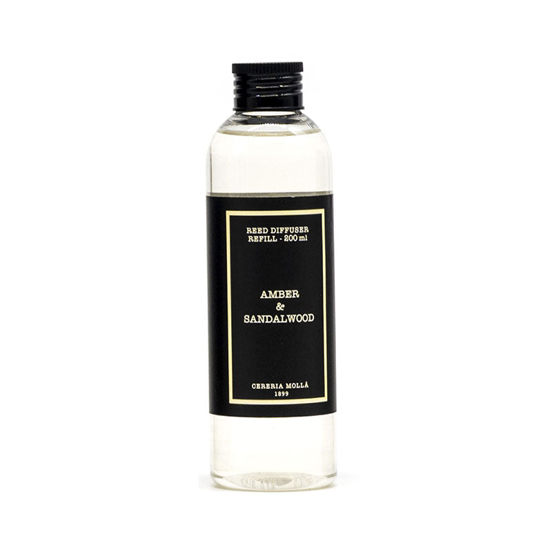 Amber & Sandalwood Diffuser Nachfüller – Cereria Molla Raumduft