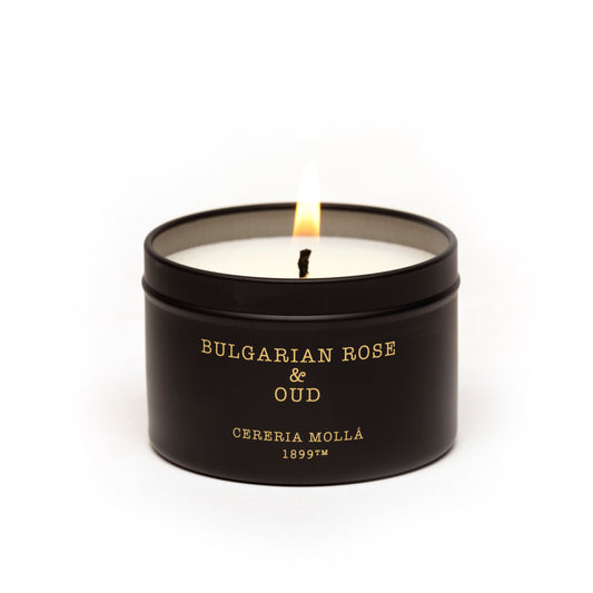 Duftkerze in Metalldose - Bulgarian Rose & Oud