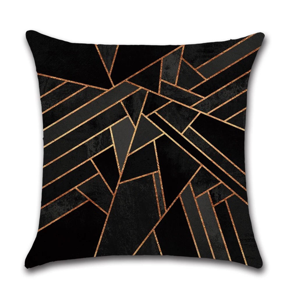 By Javy Kissenbezug mit geometrischem Muster - 45x45cm