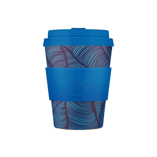 Ecoffee Cup blauer Kaffeebecher - Dotonbori