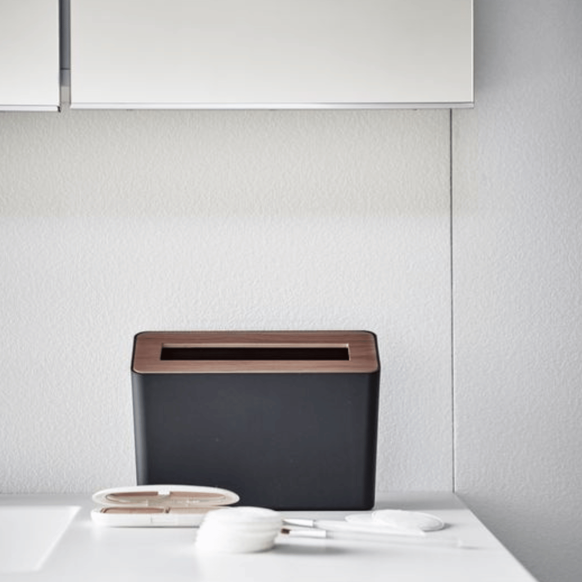 RIN Tisch-Mülleimer - Schwarz Mülleimer