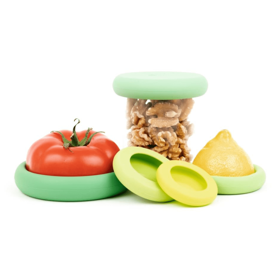 FOOD HUGGERS® Food Huggers - Food Saver - Sage Green - 5 Stück