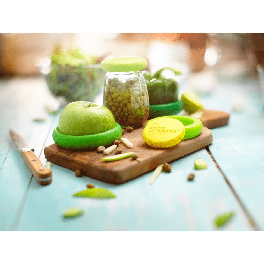 FOOD HUGGERS® Food Huggers - Lebensmittelretter - Fresh Greens - 5 Stück