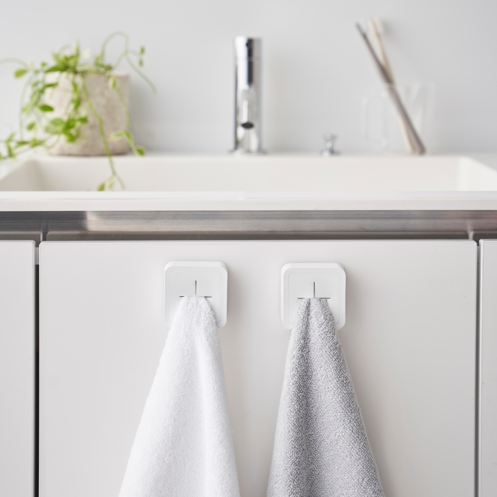 Klebehaken-Handtuchhalter - Weiss
