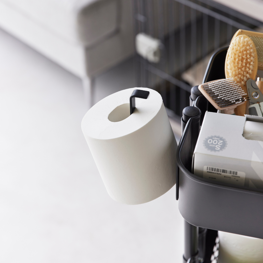 Magnetischer Toilettenpapierhalter - schwarz