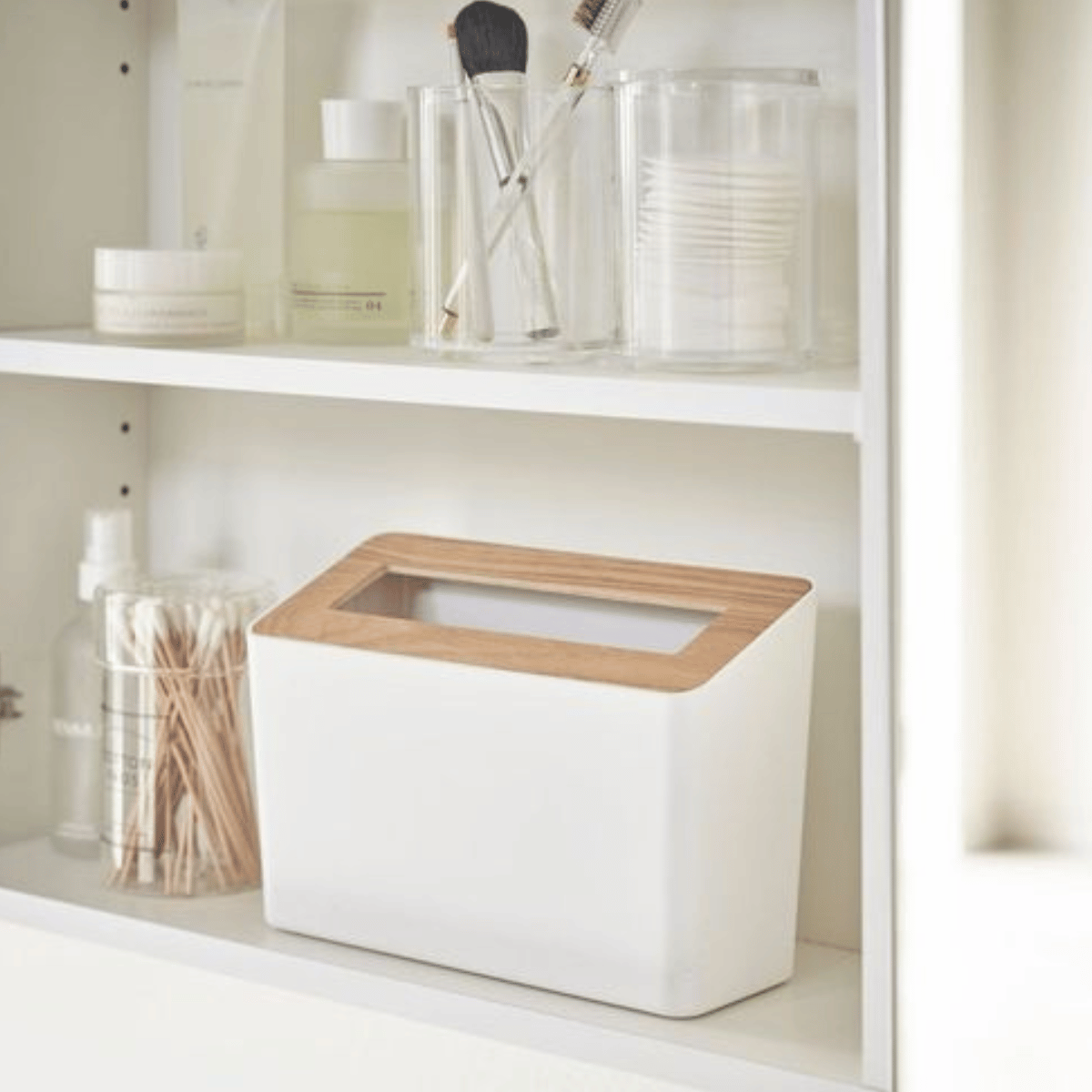 RIN Tisch-Mülleimer - Weiß Mülleimer