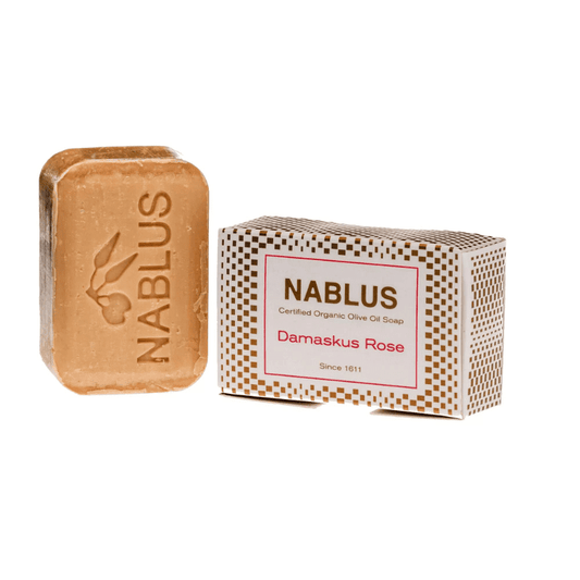 Nablus Soap natürliche Seife aus Olivenöl - Damaskus Rose