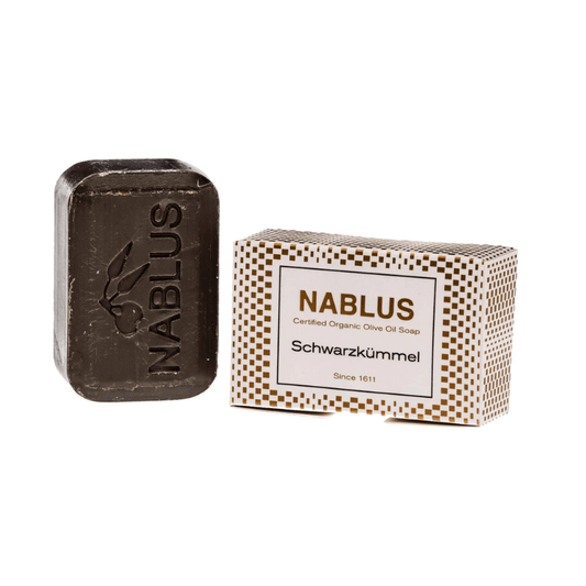 Nablus Soap natürliche Seife aus Olivenöl - Schwarzkümmel