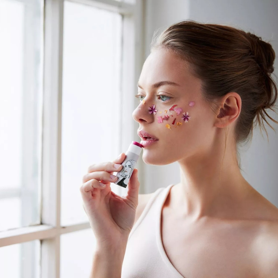 veganer Lippenpflegestift - Rosy Rosalie