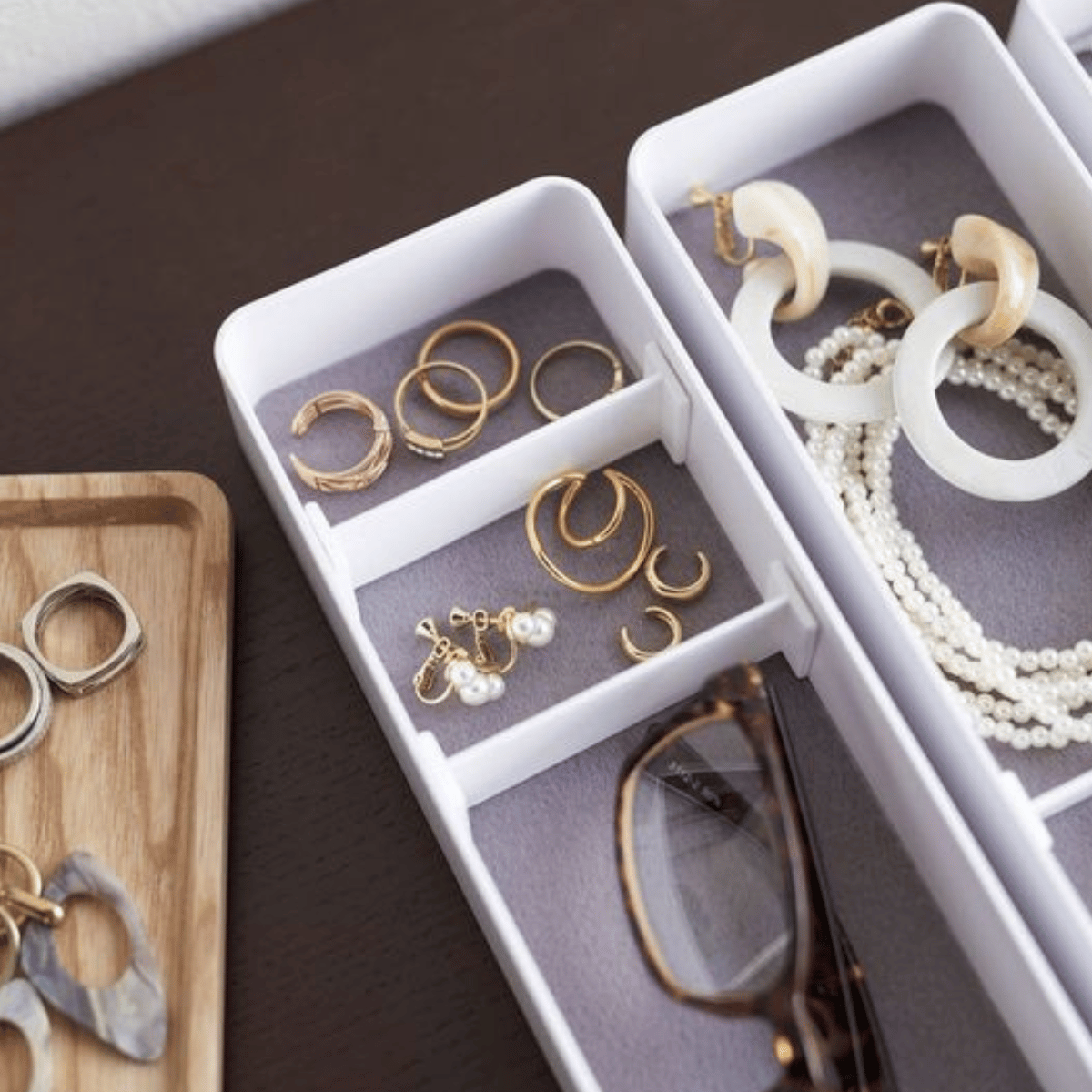 RIN Accessoire Box - Weiß Aufbewahrungsbox
