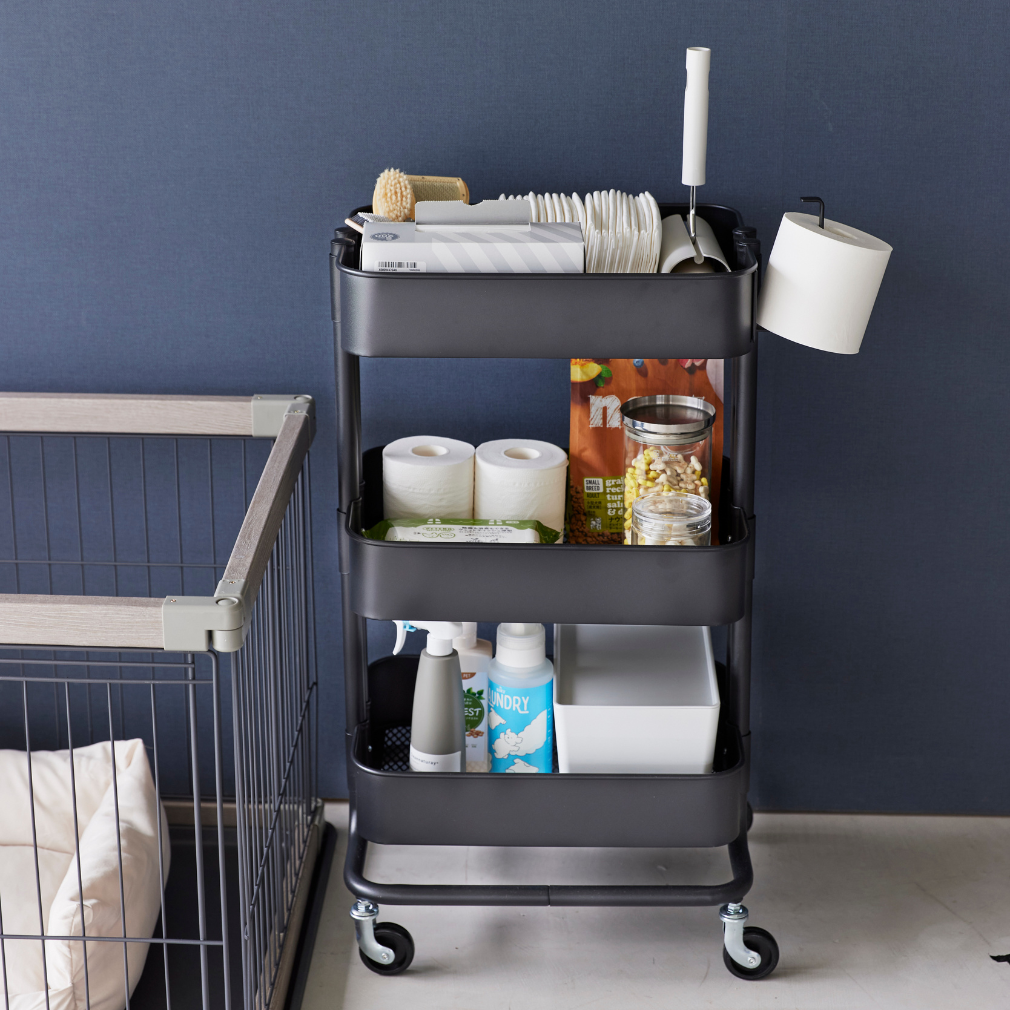 Magnetischer Toilettenpapierhalter - schwarz