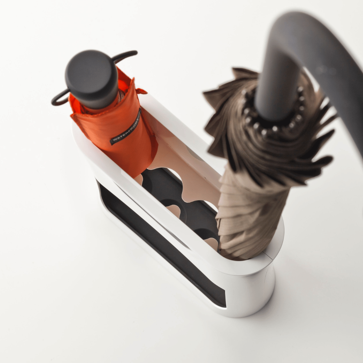 OVAL Schirmständer - Weiß Regenschirmständer