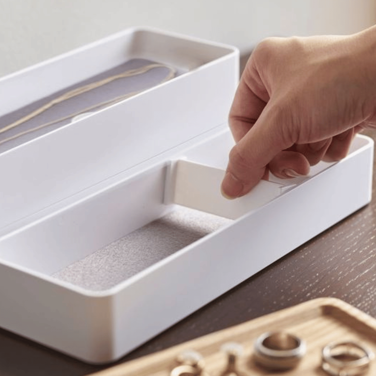 RIN Accessoire Box - Weiß Aufbewahrungsbox