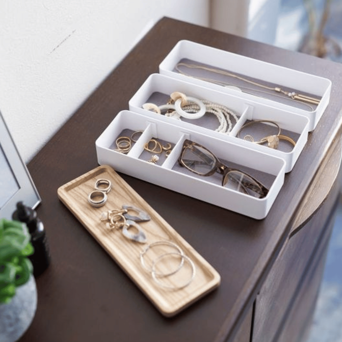 RIN Accessoire Box - Weiß Aufbewahrungsbox