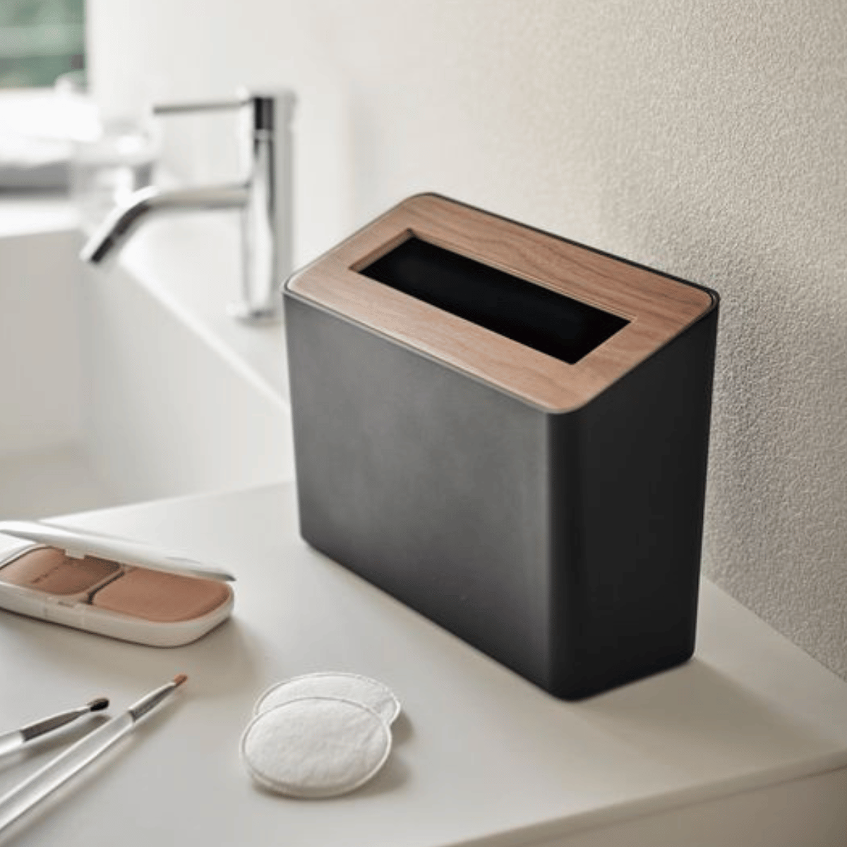 RIN Tisch-Mülleimer - Schwarz Mülleimer