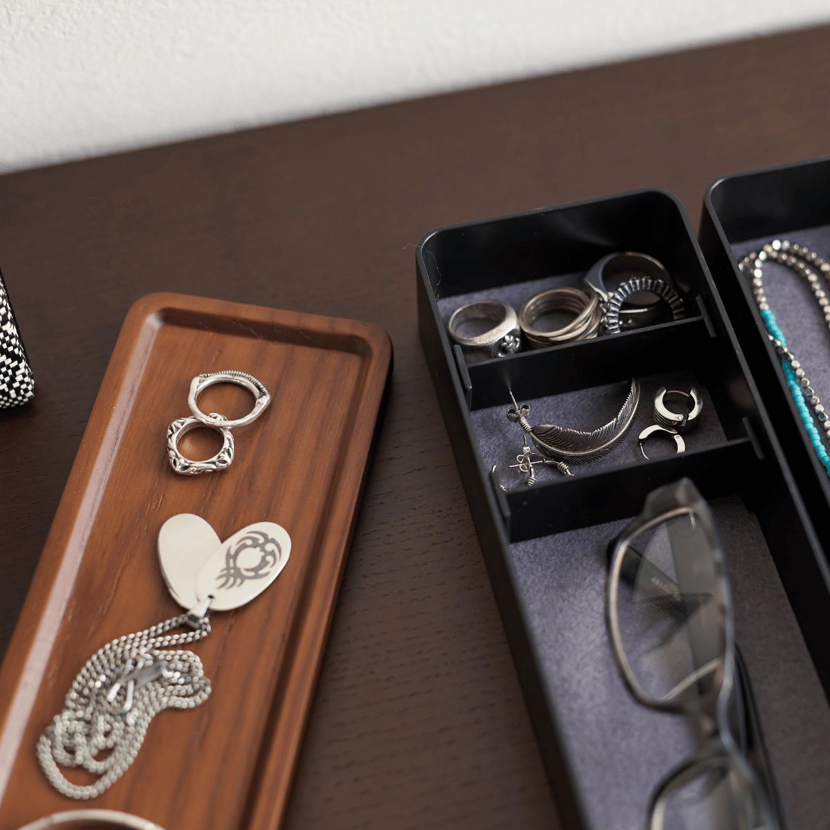 RIN Accessoire Box - Schwarz Aufbewahrungsbox