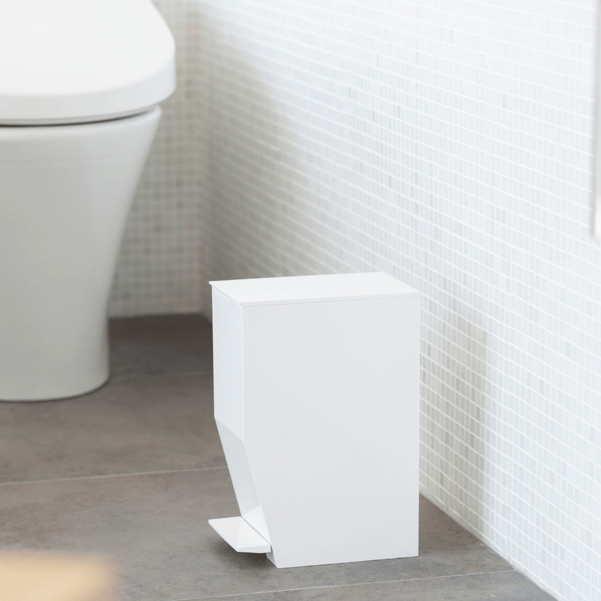 TOWER Badezimmer Mülleimer - Weiß Mülleimer