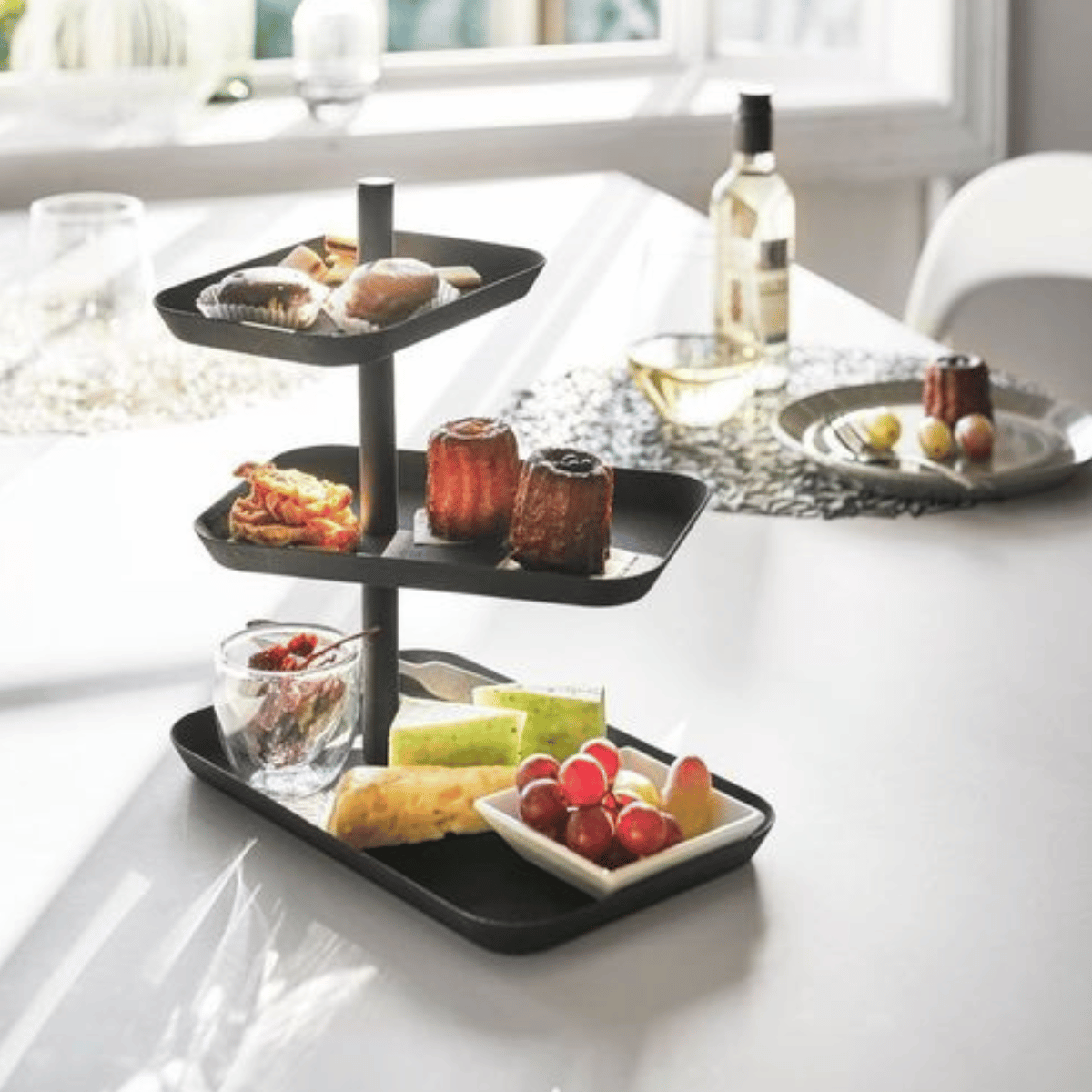TOWER Etagere - Schwarz Etagere