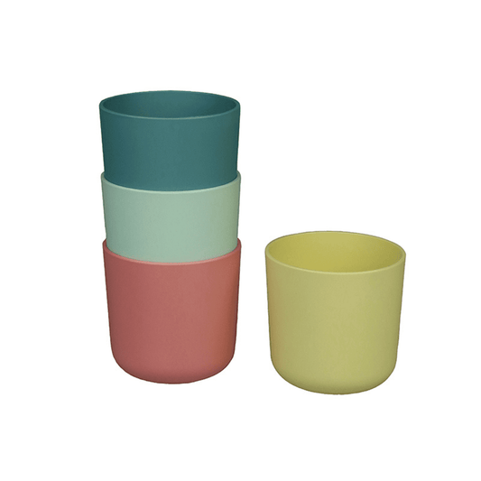 Zuperzozial Bio-Kunststoff Becher - 4 Stück