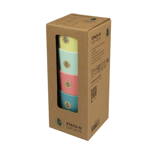 Zuperzozial Bio-Kunststoff Becher - 4 Stück