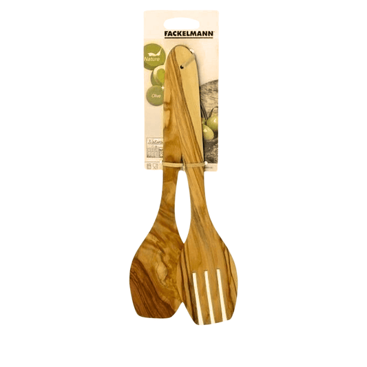 Fackelmann Olivenholz Salatbesteck