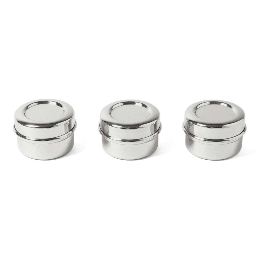 ECO Brotbox 3er Set Dosen aus Edelstahl - Chutney Boxen