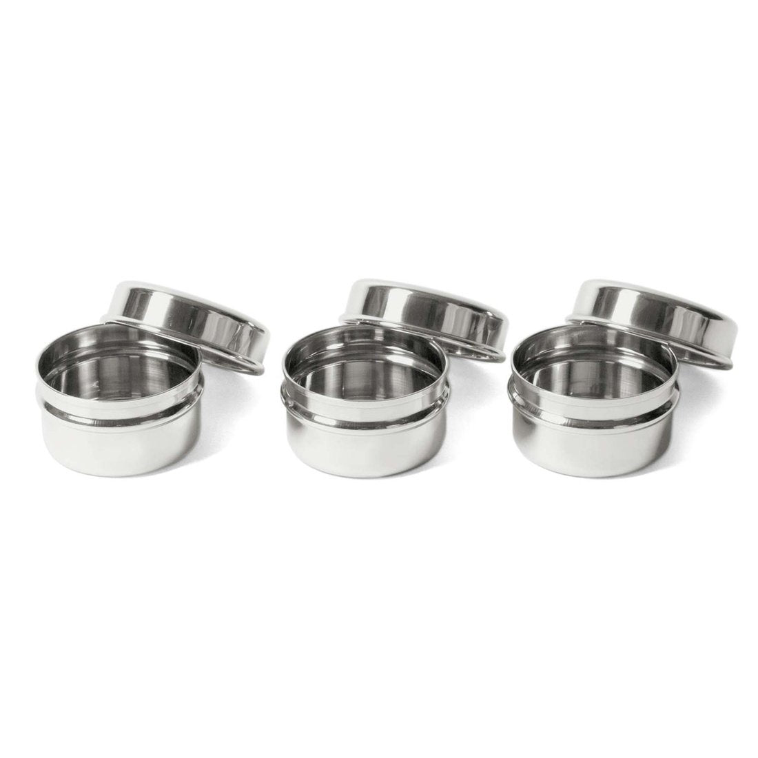 ECO Brotbox 3er Set Dosen aus Edelstahl - Chutney Boxen