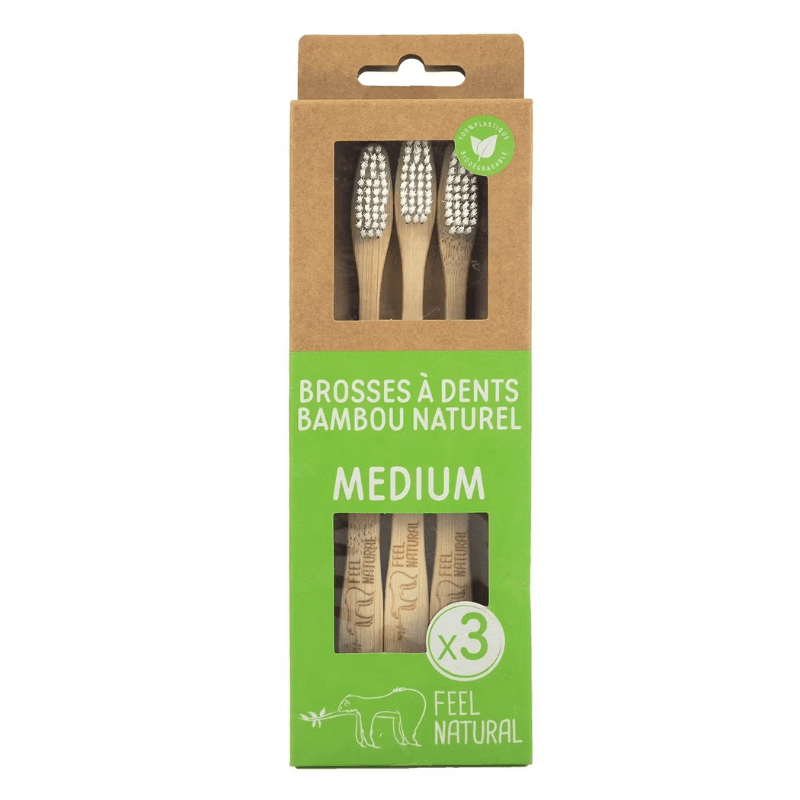 FEEL NATURAL biologisch abbaubare Zahnbürsten