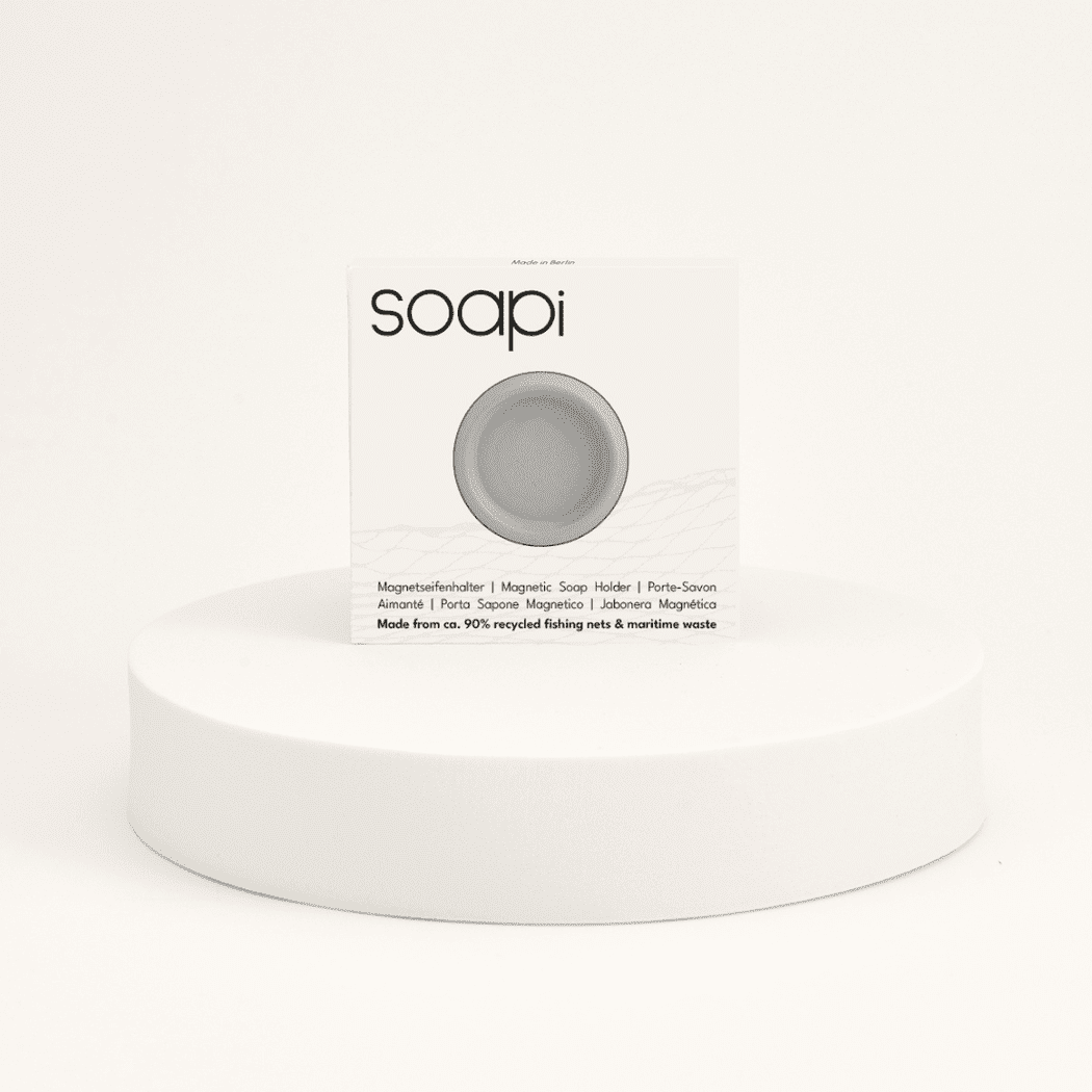 Soapi magnetischer Halter für Seifen - Grau