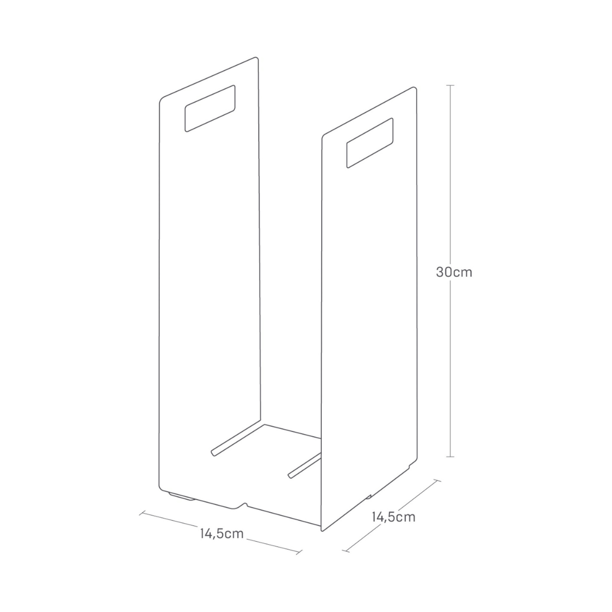 TOWER Handtuchaufbewahrung - Schwarz Handtuchaufbewahrung