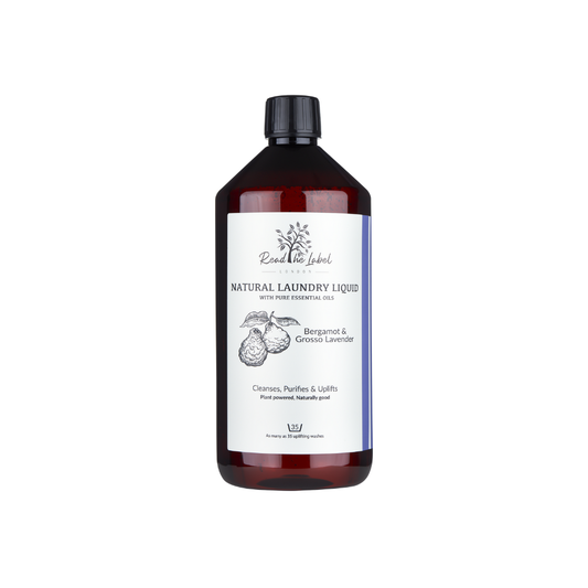 natürliches Waschmittel – Bergamotte & Lavendel