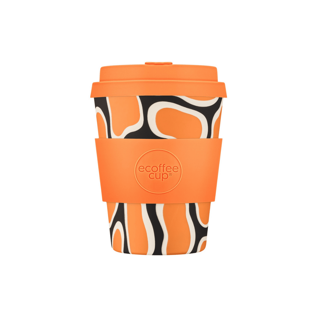 Ecoffee Cup oranger Kaffeebecher - No to Nooptlets