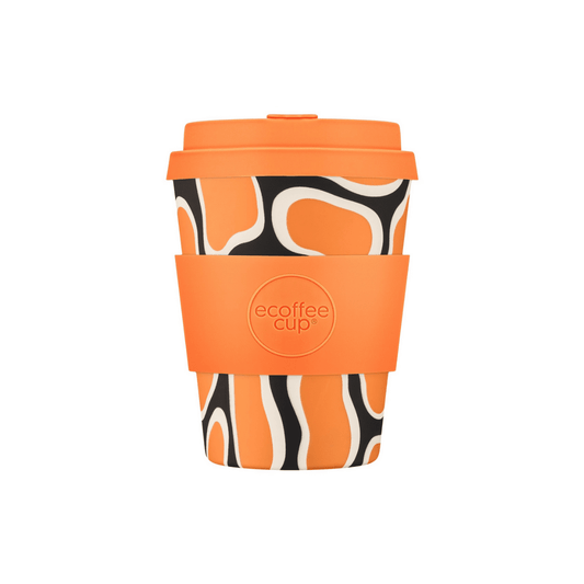 Ecoffee Cup oranger Kaffeebecher - No to Nooptlets