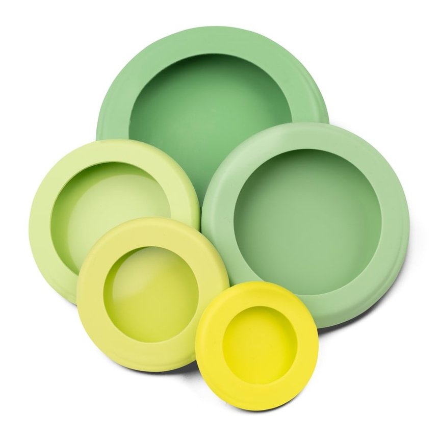 FOOD HUGGERS® Food Huggers - Food Saver - Sage Green - 5 Stück