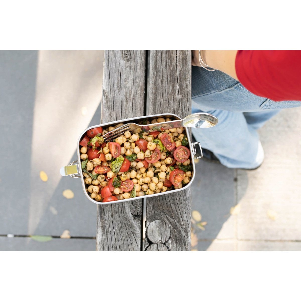 ECO Brotbox - Spork/Göffel aus Edelstahl