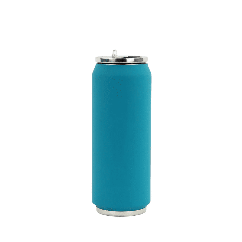 Yoko Design Isolierte Trinkdose Soft Touch - blau