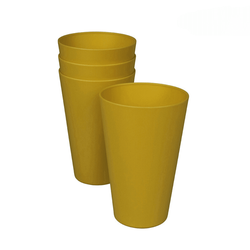 Zuperzozial Becher aus Biokunststoff - 4er Set