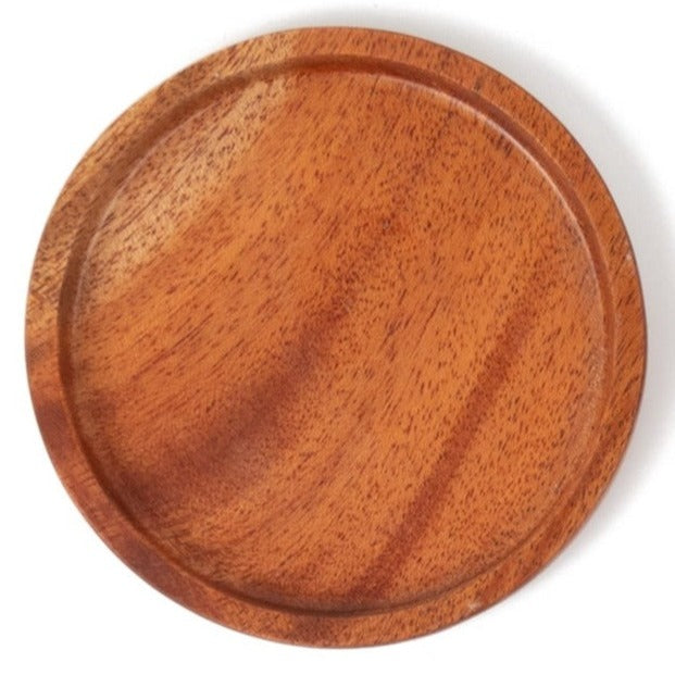 Khaya | Natural Wood Tableware Untersetzer aus Holz - rund