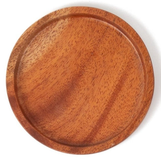 Khaya | Natural Wood Tableware Untersetzer aus Holz - rund