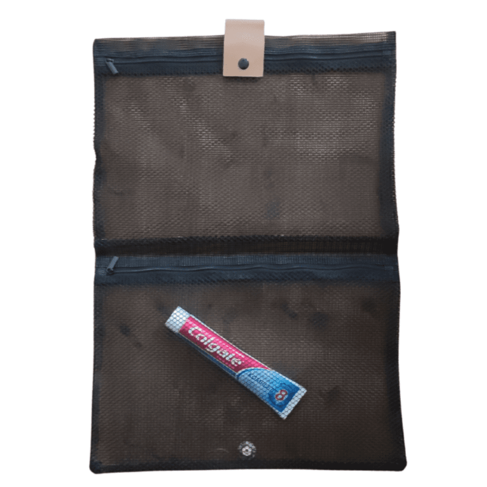 ZAKKIA Reisetasche durchsichtig schwarz - extra groß