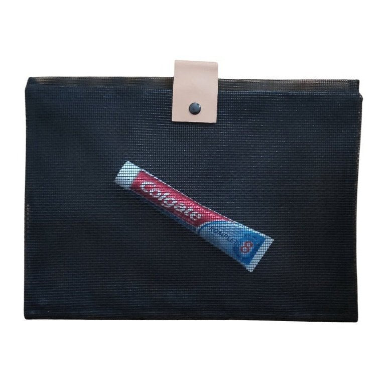 ZAKKIA Reisetasche durchsichtig schwarz - extra groß