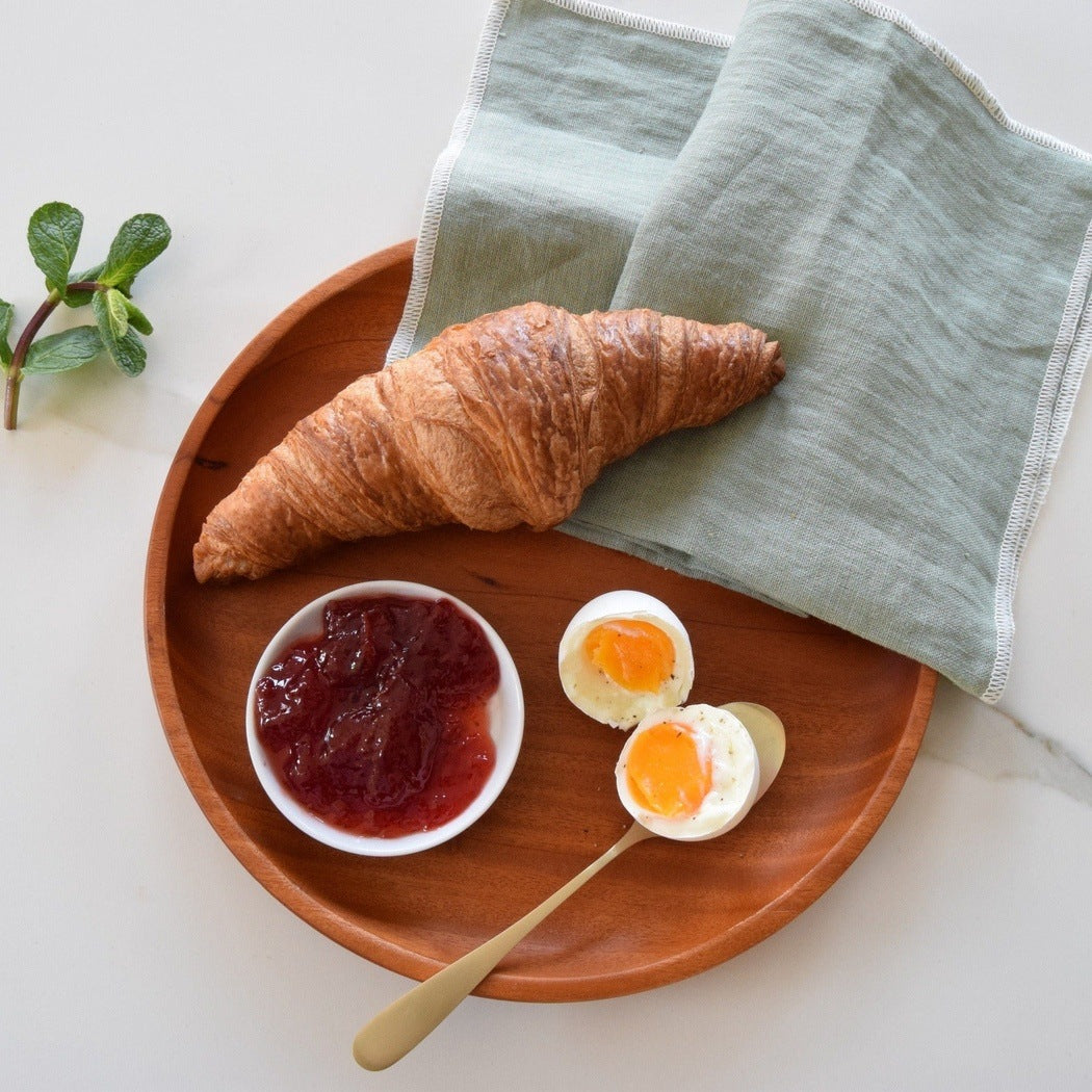 Teller aus Khaya Holz - rund - Khaya | Natural Wood Tableware - Teller | Waya