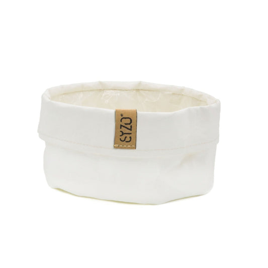 SIZO Papierbehälter und Übertopf - weiß